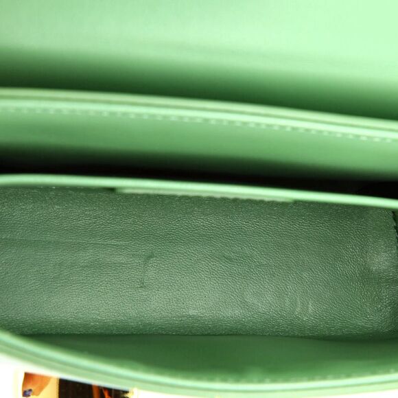 Christian Dior 30 Montaigne Box Bag Leather Green - Picture 5 of 6